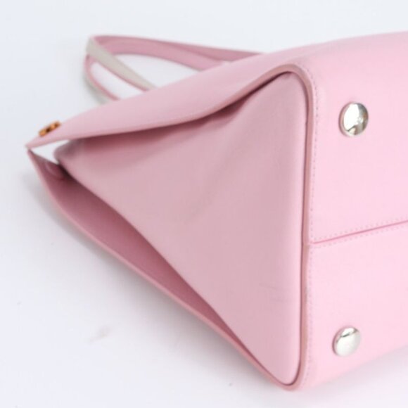 Dior Addict Tote Leather Shoulder Hand A4 Pink Rme - Picture 7 of 10